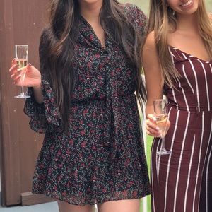 ZARA floral mini dress